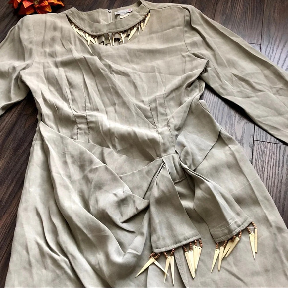 🦋B2G1🦋SCARLETT Vintage Womens Wrap Dress 11/12 - Picture 4 of 11